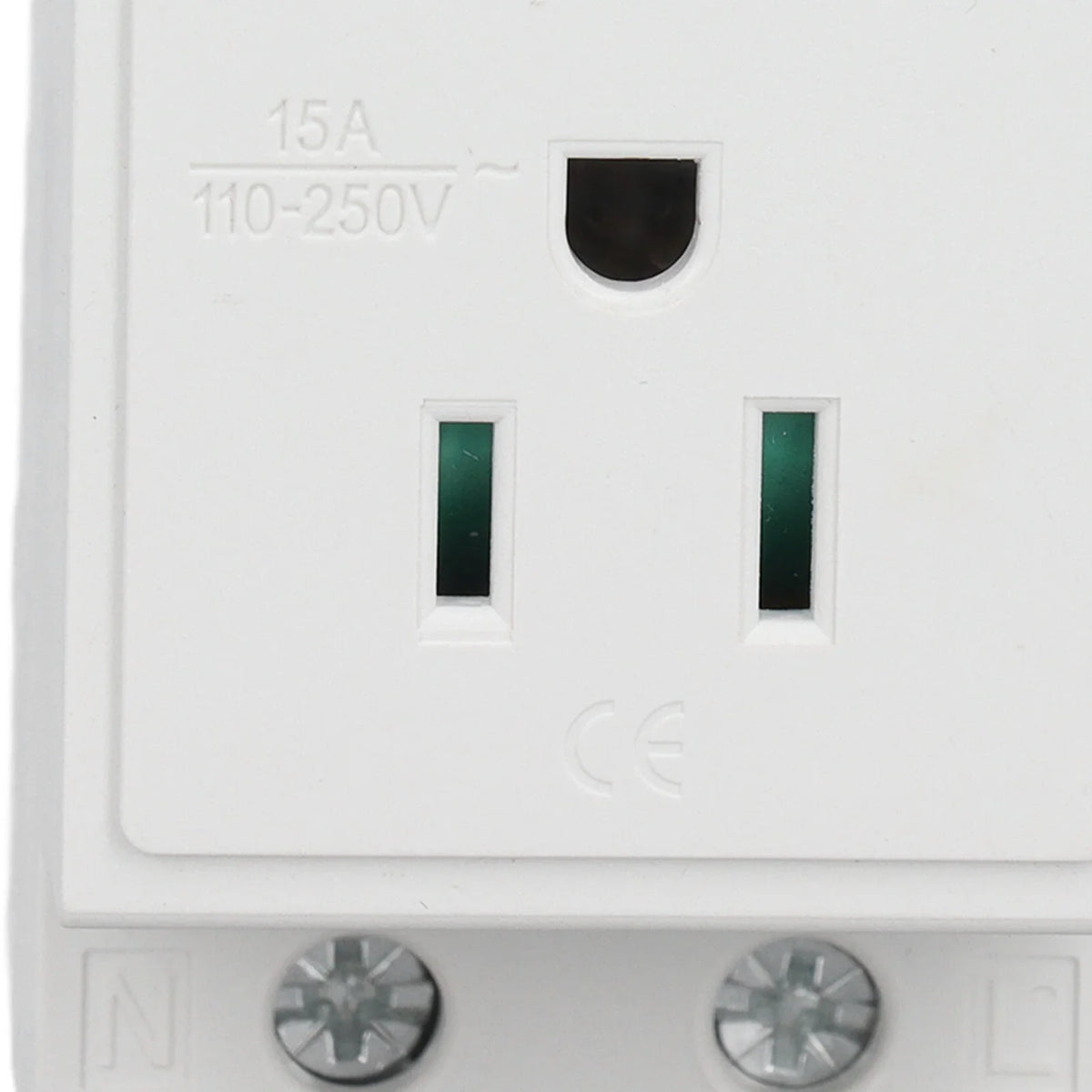 AC Socket DIN Rail Built Protective Contact Outlet Distribution Panel