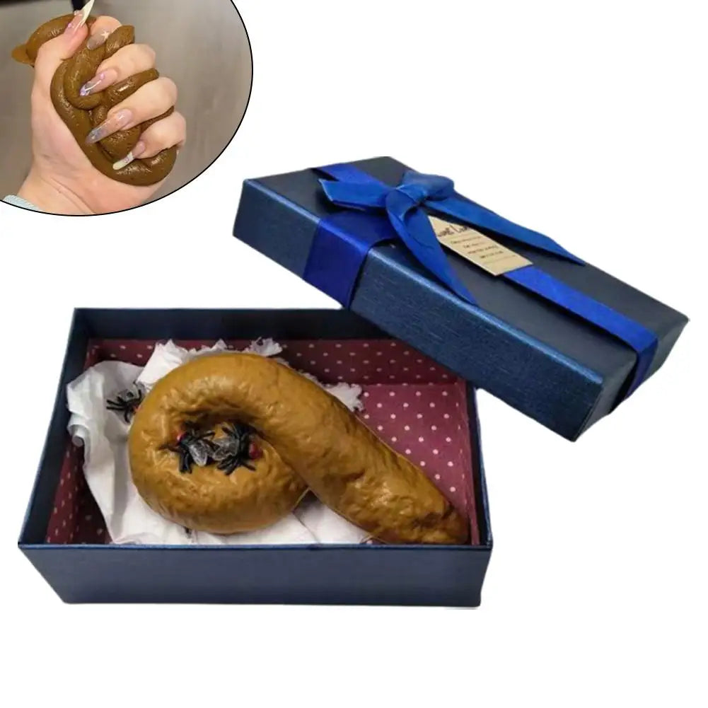 Simulated Feces Prank Props Fake Dog Poop Stress-relieving Toys Play