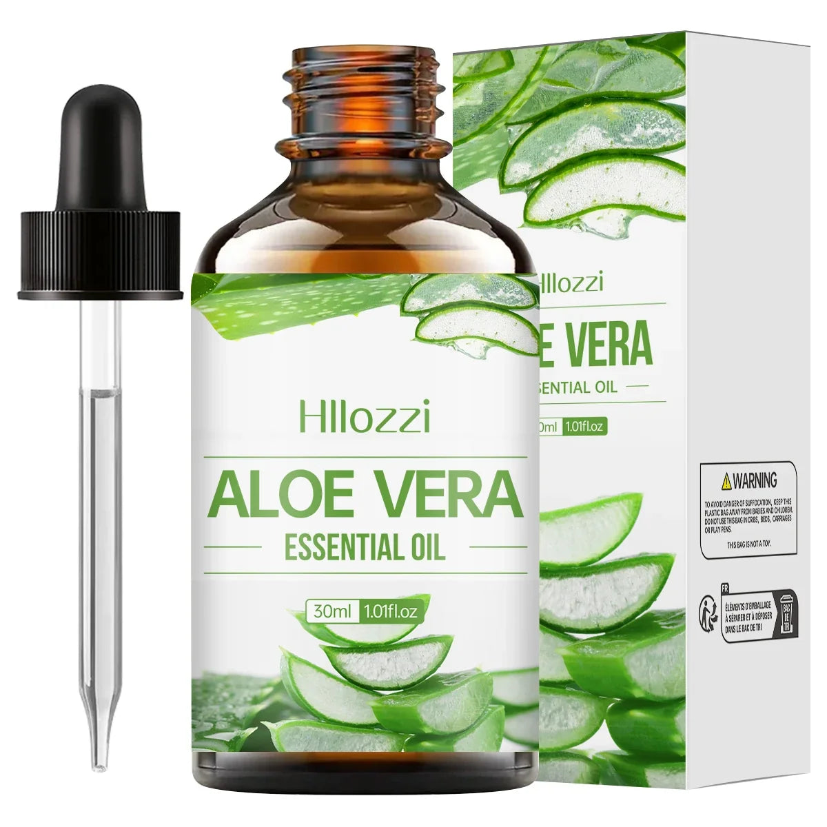 Hllozzi Aloe Vera Essential Oil – Face, Hair, Body & Aromatherapy