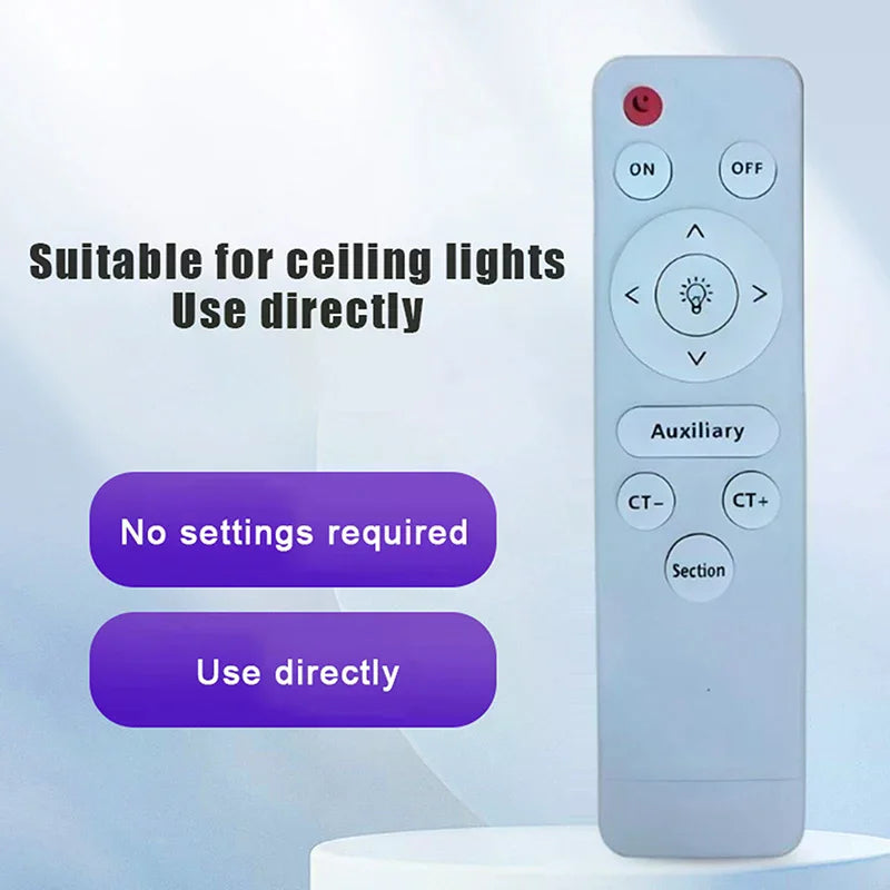 Infrared Remote Control Stepless Dimmer LED Fan Lamp Living Ceiling