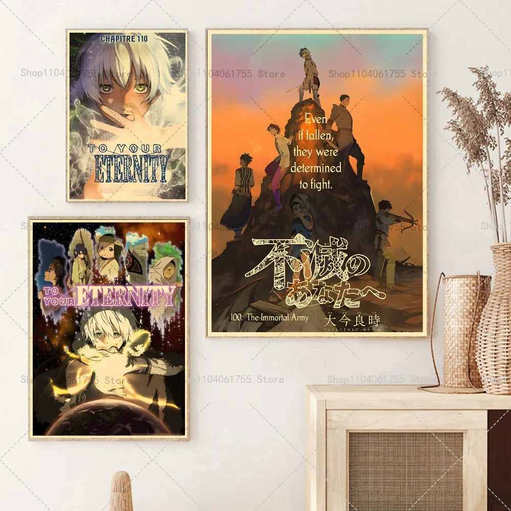 To Your Eternity Anime Poster – Waterproof Self-Adhesive Wall Art