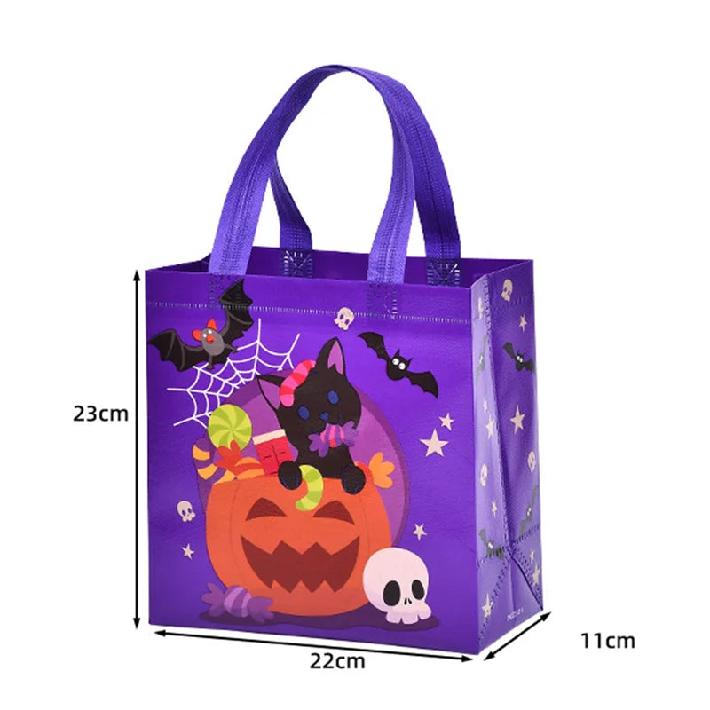 Halloween Trick or Treat Bags | Non-Woven Tote Gift Bags 1–60 PCS
