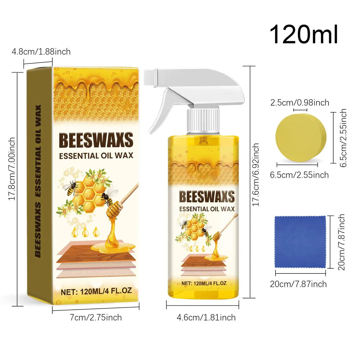 Cabinet Restorer Spray 120ml – Wood Polish & Furniture Restore