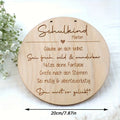 Wooden Baby Milestone Photo Prop Plate | "Hello World"