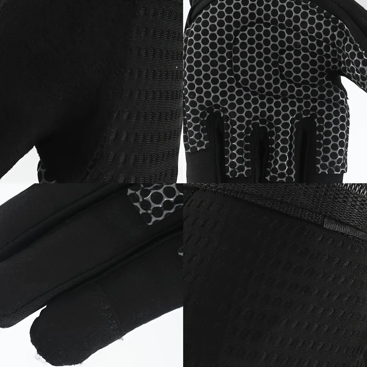 Half Finger Fitness Gloves – Breathable Knit for Men & Women