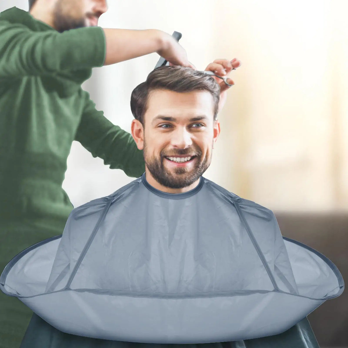 60cm Umbrella Hair Cutting Cape – Adjustable Barber Cape
