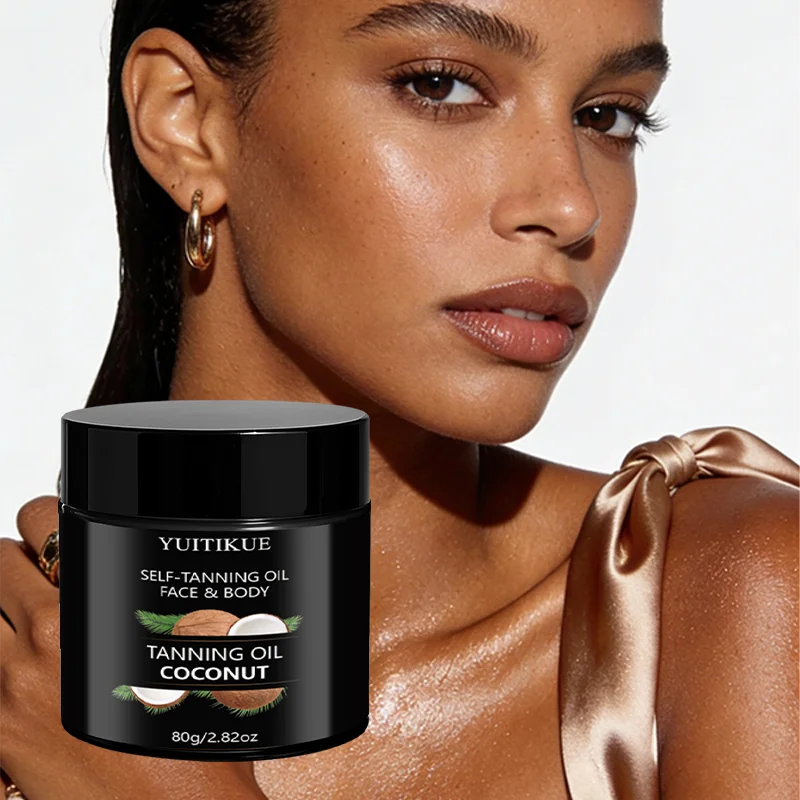 YUITIKUE Coconut Self-Tanning Oil – Natural Glow 80g