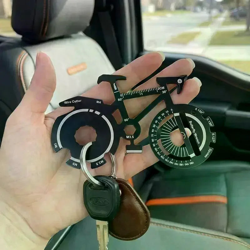 20-in-1 Multitool Card – Keychain Screwdriver & Bottle Opener