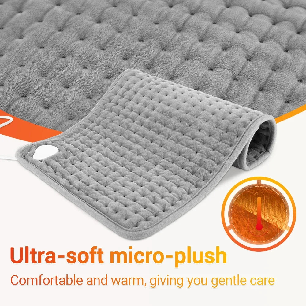 Electric Heating Waist Belt – 9 Levels & Timer | 59×30cm Pad