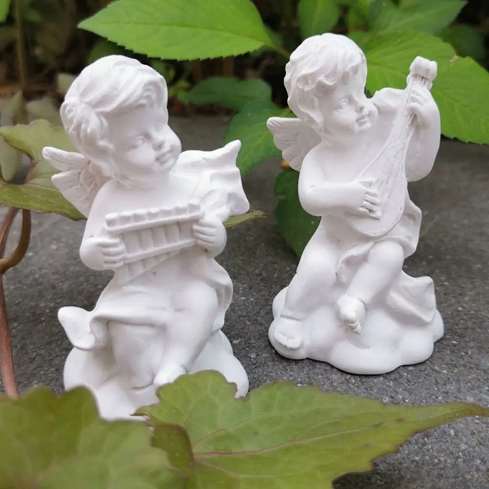 Mini Cupid Figurines Plaster Sculpture Greek Mythology Statue Nordic