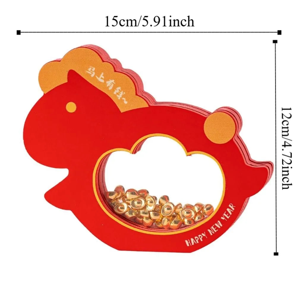 Chinese New Year Horse Ornament | Transparent Compartment Décor