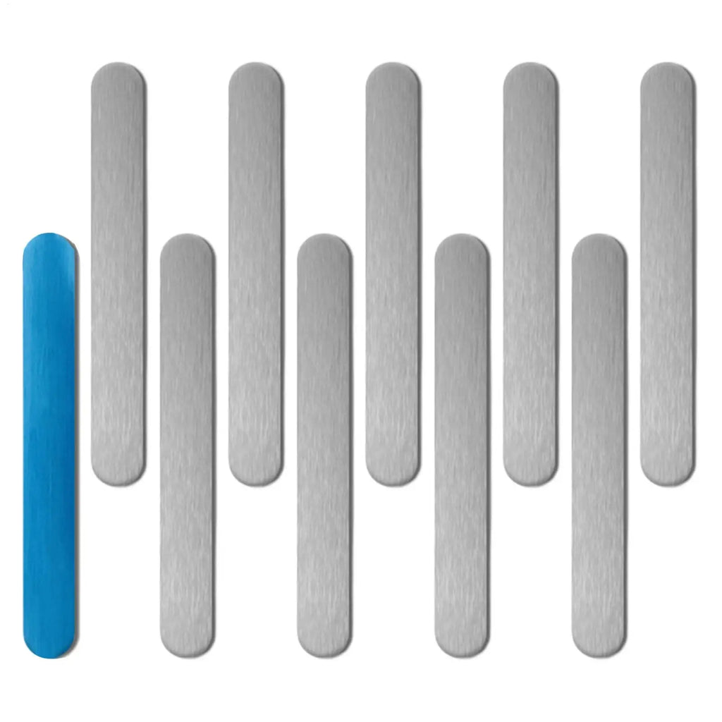 Self-Adhesive Metal Plates for Magnets – 10 Pack Steel Strips