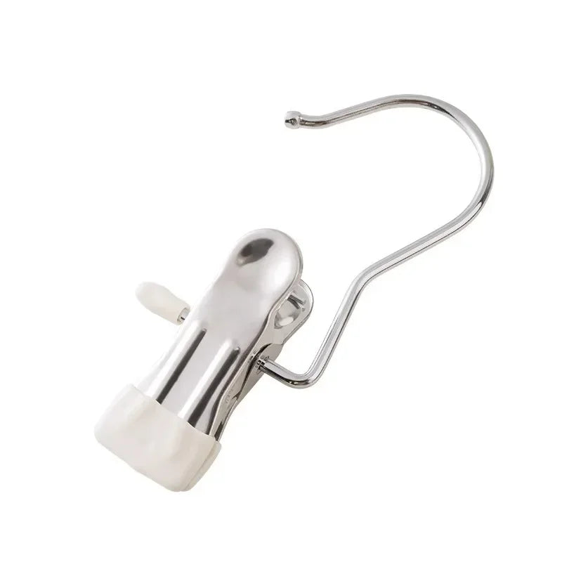 Stainless Steel Anti-Slip Clothes Hangers & Sock Clips