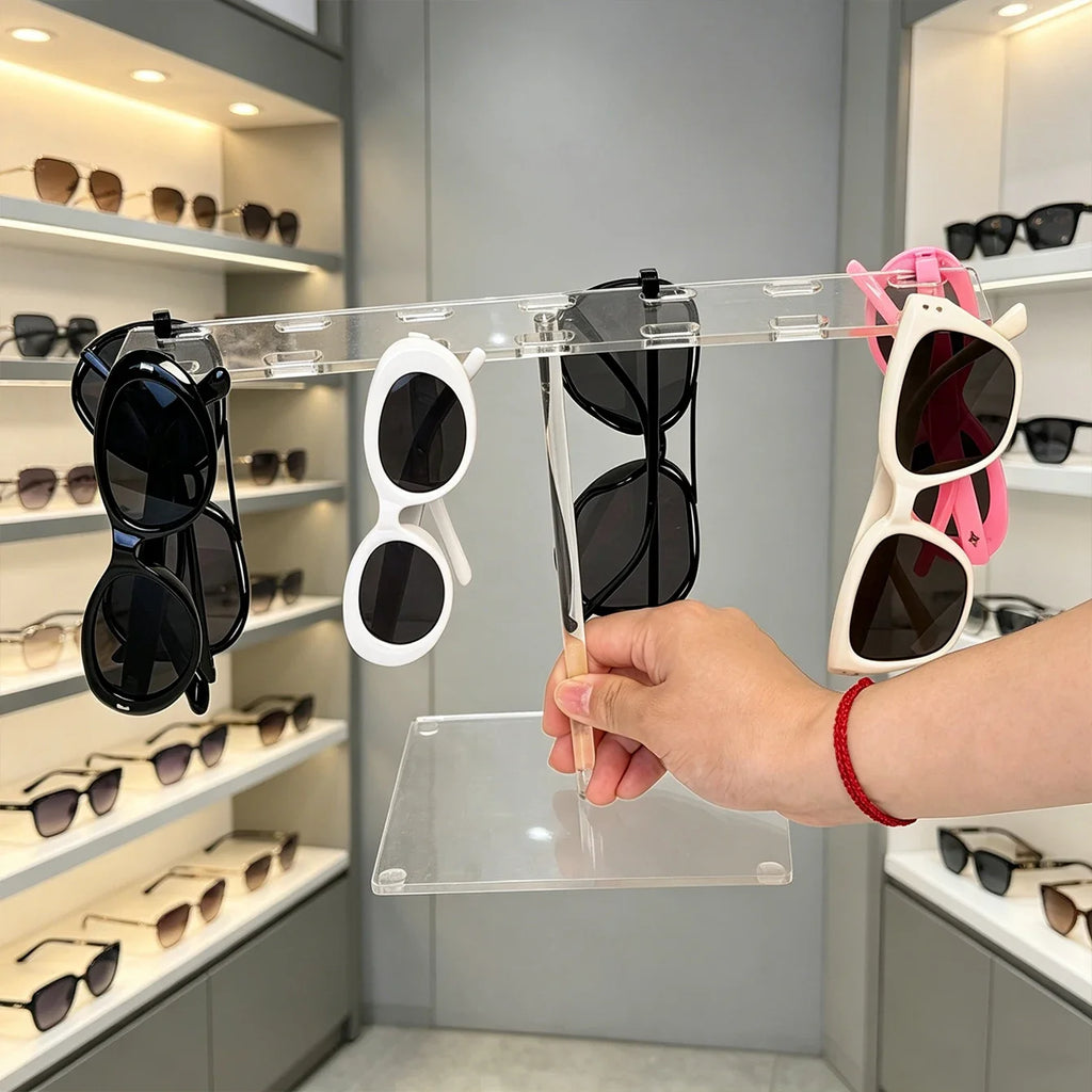 Desktop Acrylic Sunglasses Fashion Glasses Display Rack Portable