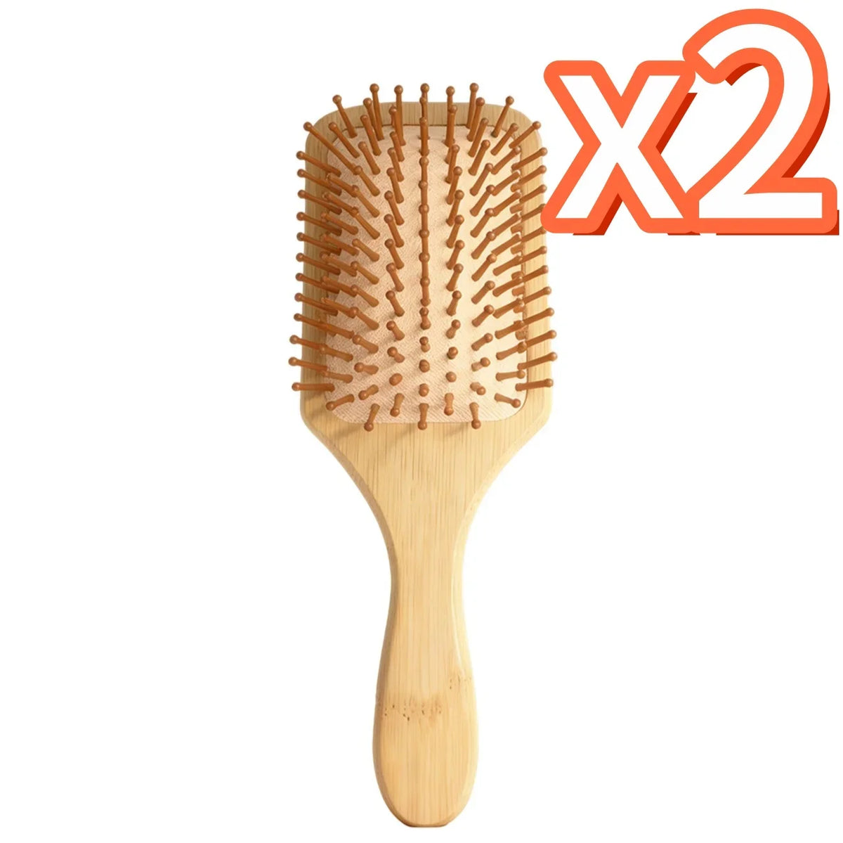 Natural Bamboo Air Cushion Hair Brush & Scalp Massager Comb