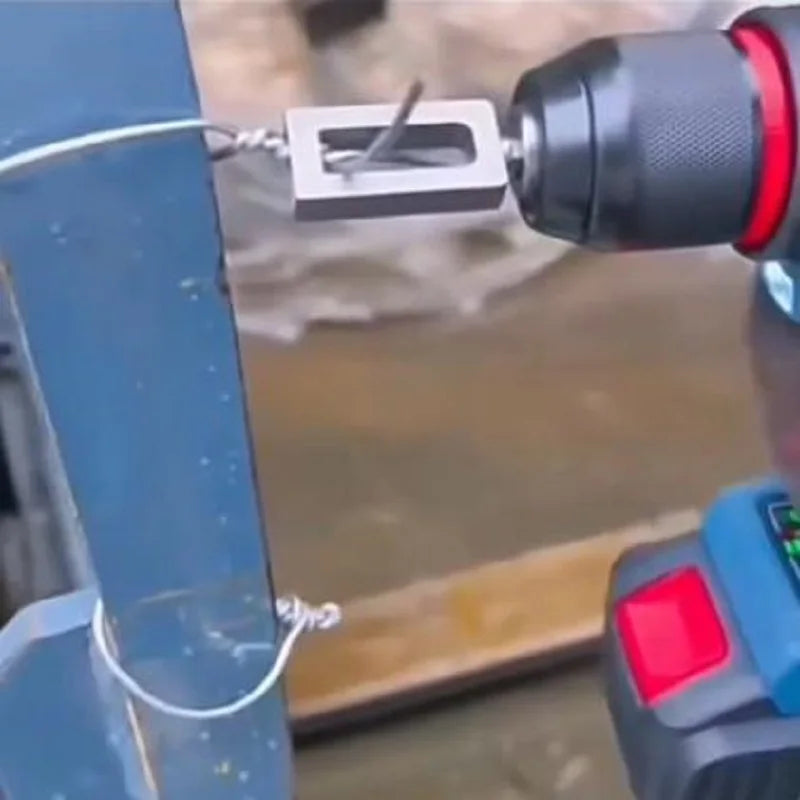 Drill Wire Twister Tool – Fence Wire Tying Chuck for Electric Drill