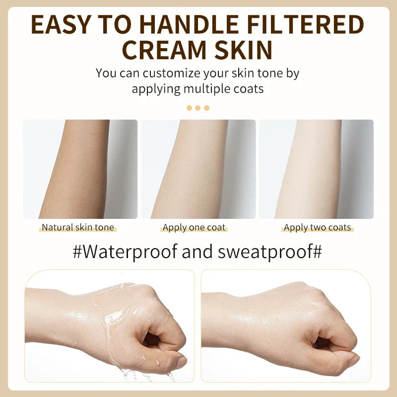 Whitening Body Foundation with Avocado – Tone-Up Cream