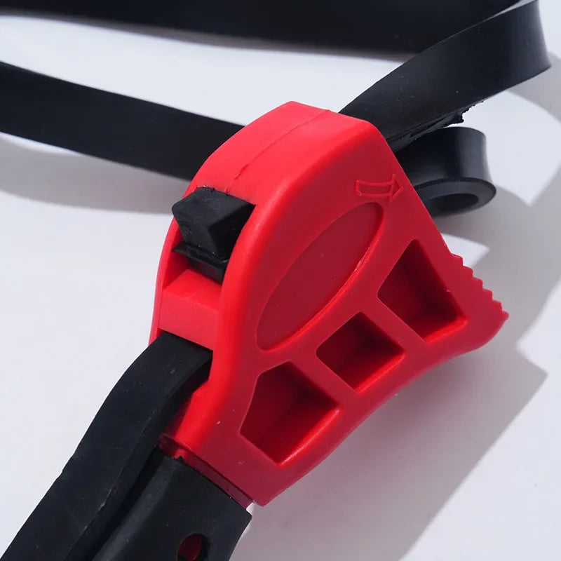 Adjustable Rubber Strap Wrench – Oil Filter & Bottle Opener