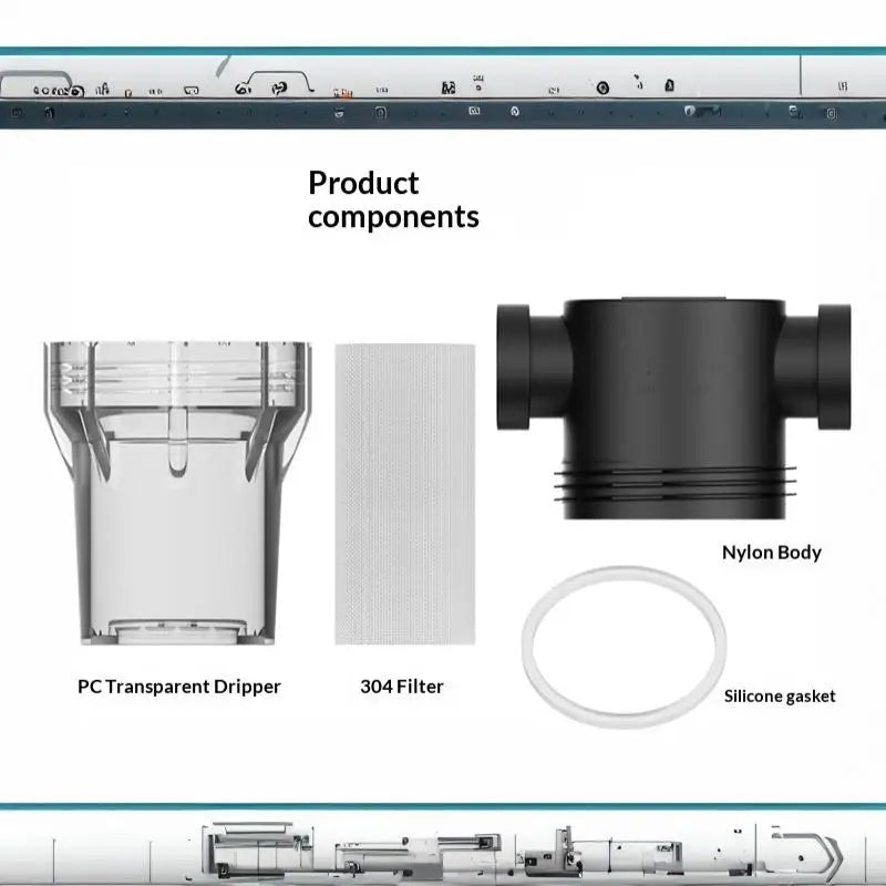 Garden Irrigation Prefilter 1/2" 3/4" 1" | Drip & Sprinkler System