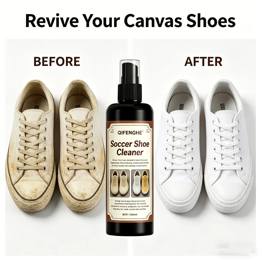 Soccer Shoe Cleaner Spray – Deep Clean & Remove Yellowing