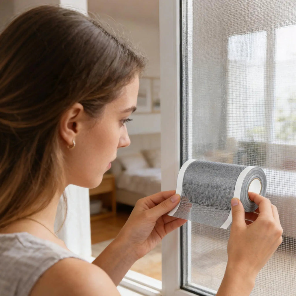 Self-Adhesive Window Screen Repair Mesh Tape | Bug Fix Patch