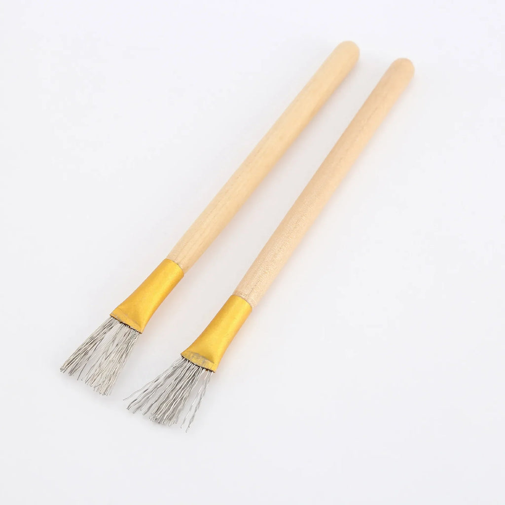 Pottery Wire Brush – Stainless Steel Clay Shaping Tool 2-Pack