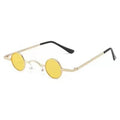 Small Round Sunglasses UV400 Metal Frame – Unisex Hip Hop Shades