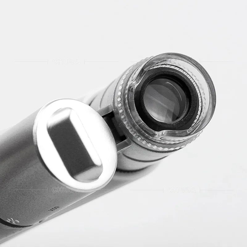 60X Clip-On Phone Microscope Magnifier for Coins & Currency