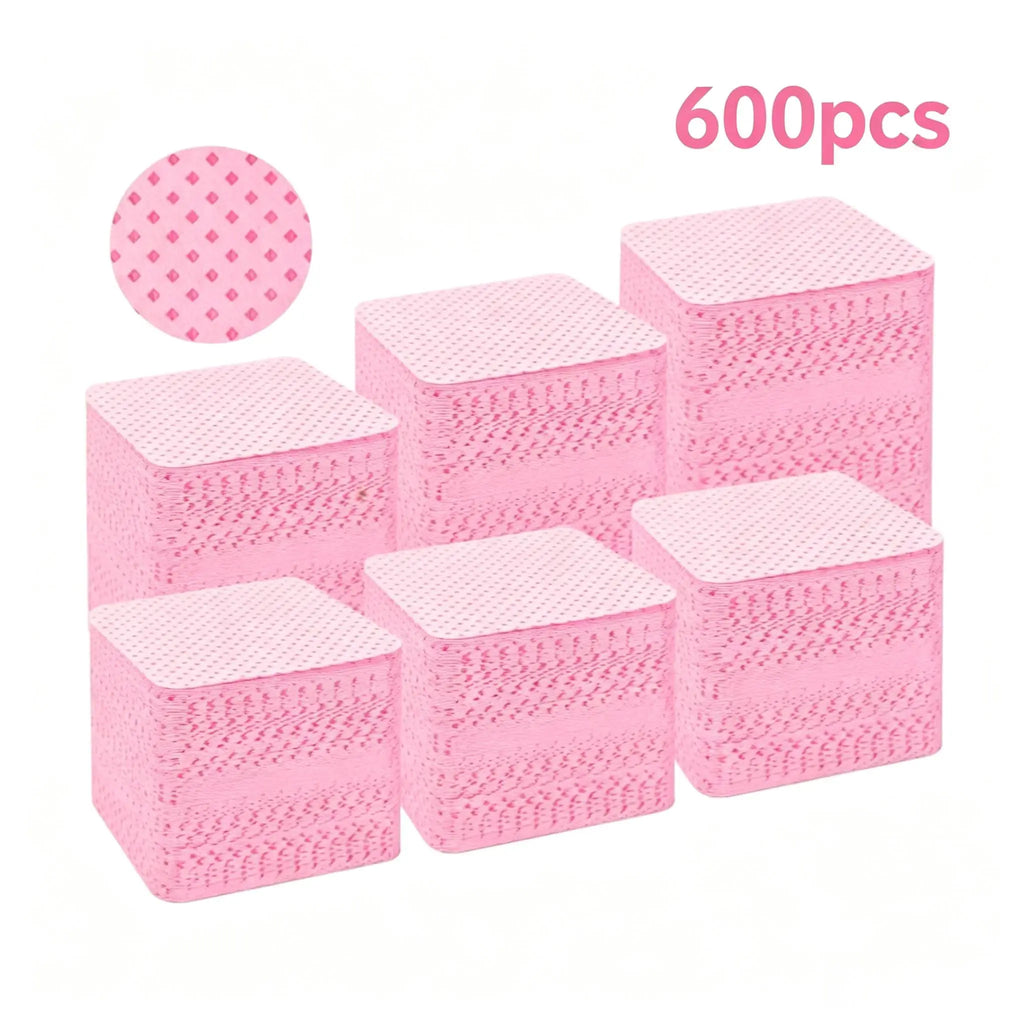 Lint-Free Gel Nail Wipes – Polish Remover Pads 20–600 Pcs