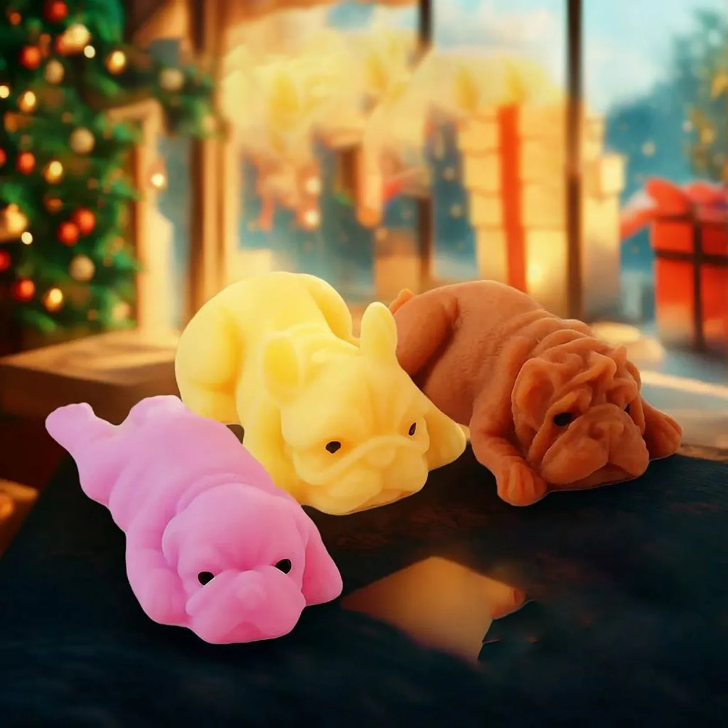 Kawaii Shar Pei Squishy Fidget Toy – Soft Squeeze Sensory Dog