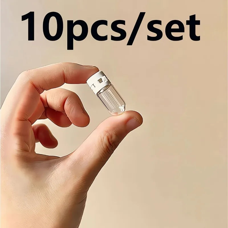5 Clear Leak-proof Travel Bottles Portable Flip-top Dispenser Lotion