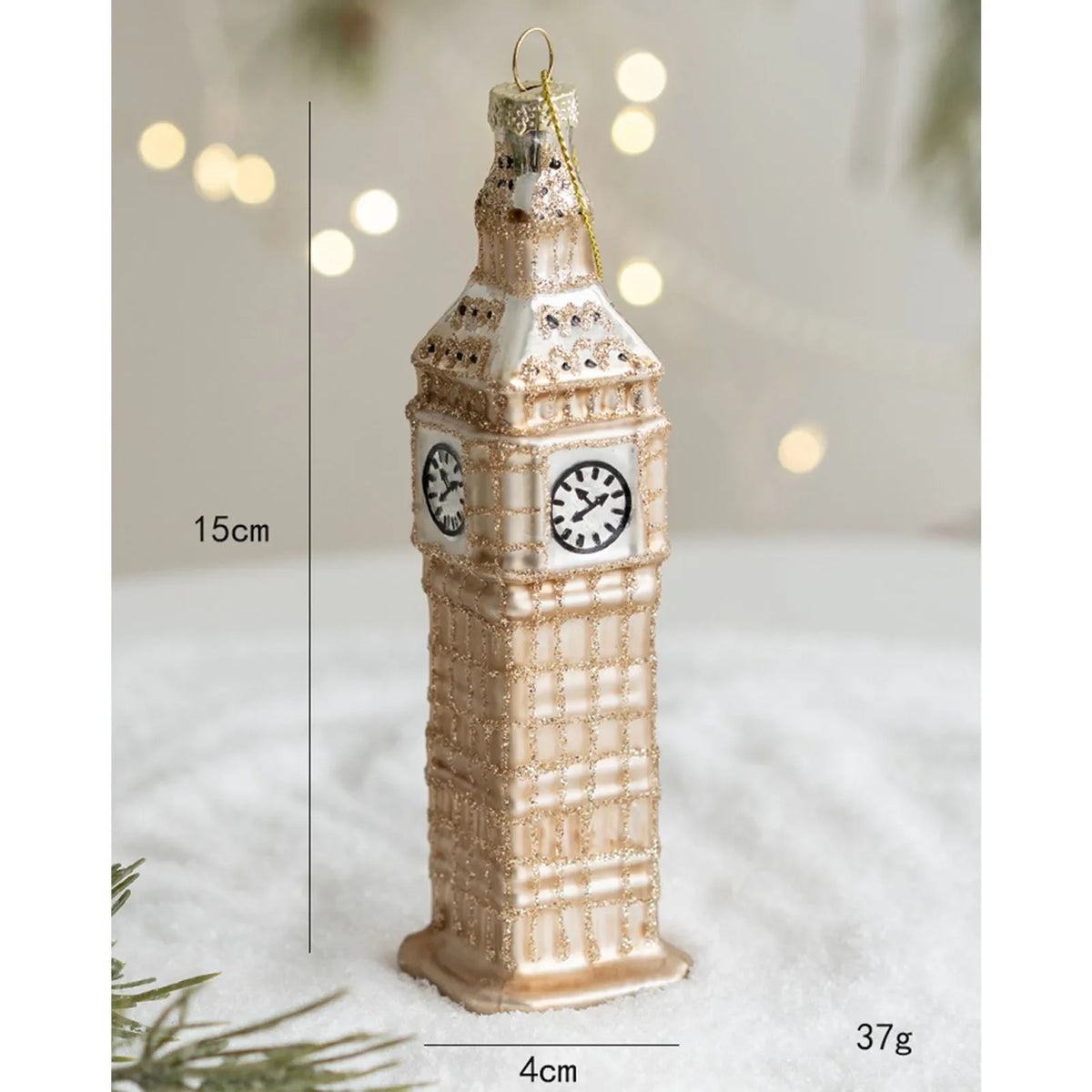 Mini Christmas Glass Ornaments – Snowman & Santa Pendants