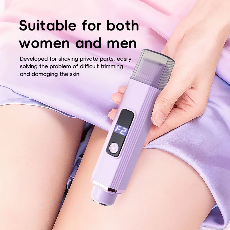 Electric 2-in-1 Women's Razor Trimmer Painless Hair Remover Face Legs