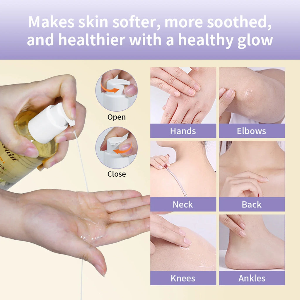 Cocoa Butter Body Oil – Shea, Vitamin E & Vanilla | 72Hr Hydration