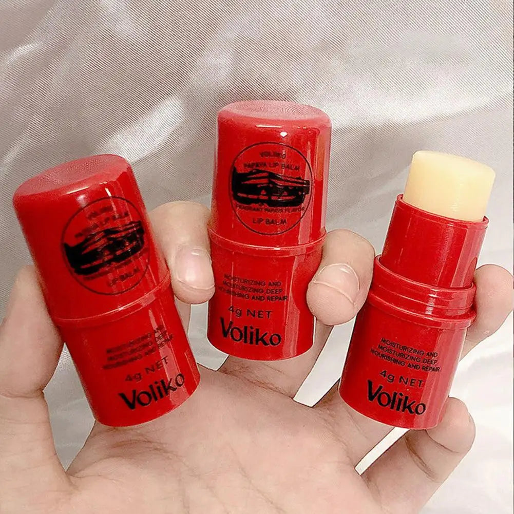 Papaya Lip Balm – Hydrating Lip Gloss with Vitamin Botanicals
