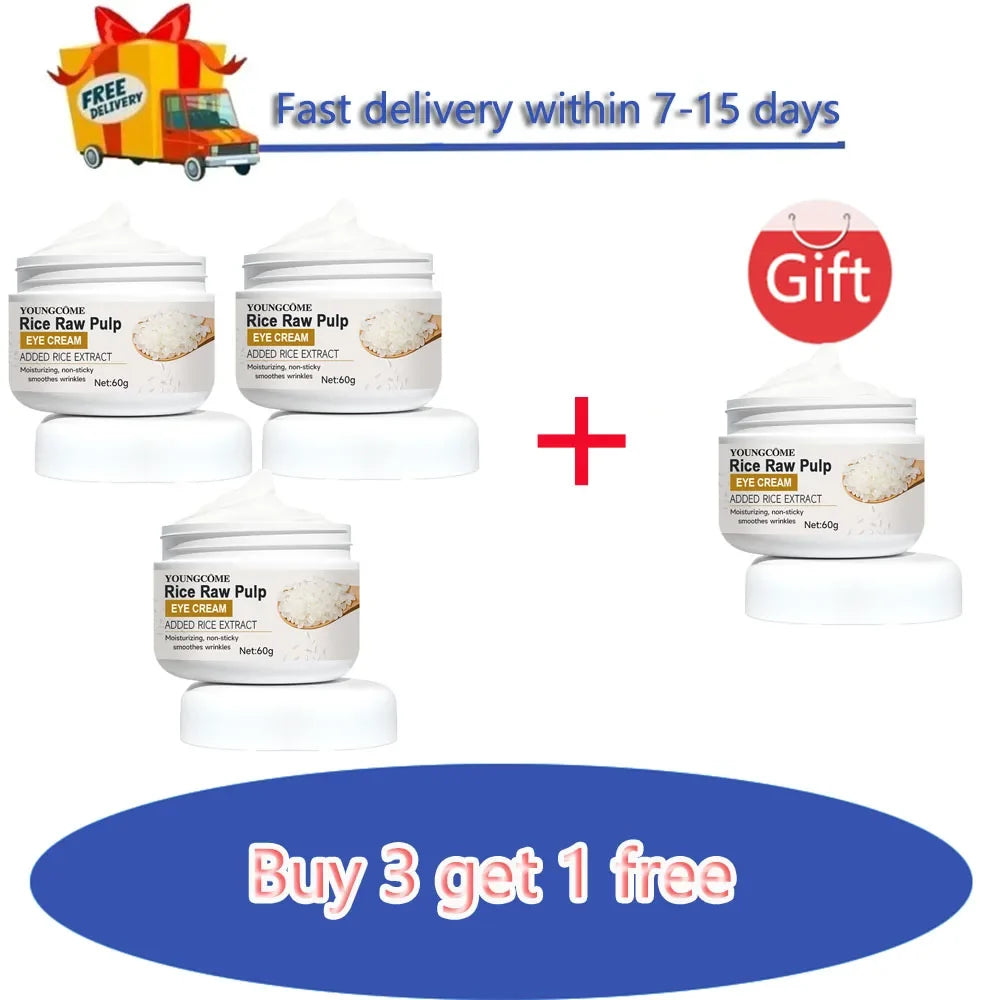 YOUNGCOME Rice Anti-Wrinkle Eye Cream | Brightening Moisturizer