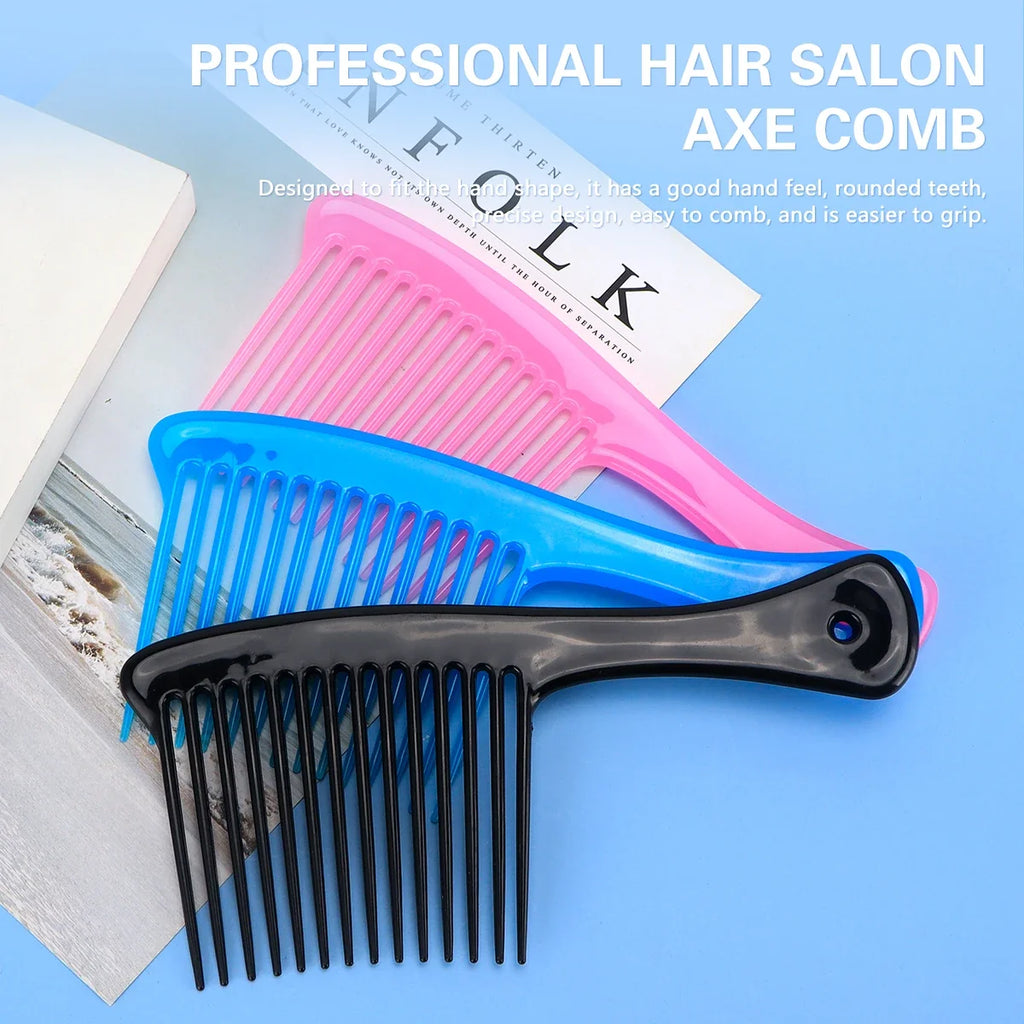 Wide Tooth Shark Comb – Anti-Static Detangling Styling Tool