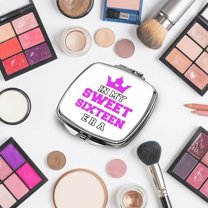 Sweet Sixteen Era Compact Mirror | 16th Birthday Gift for Girls