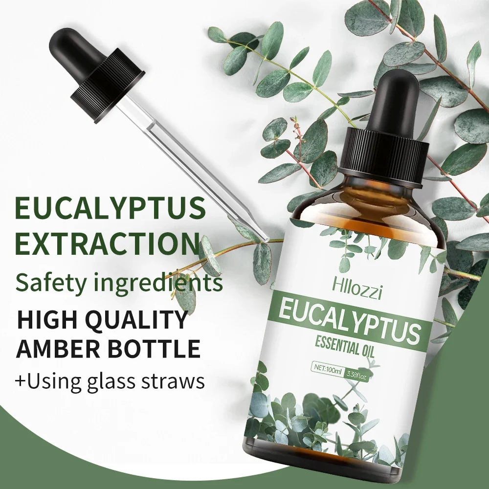 Hllozzi Eucalyptus Essential Oil – Nourishing Massage Oil