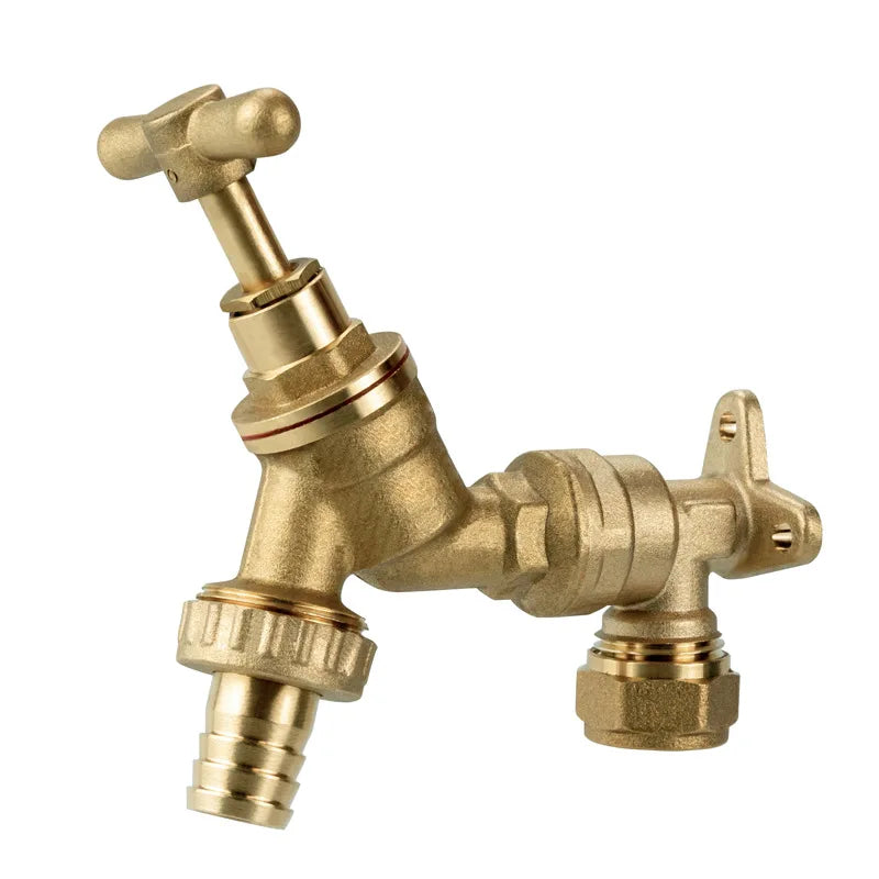 Copper Quick-Connect Faucet & Garden Hose Thread Connector