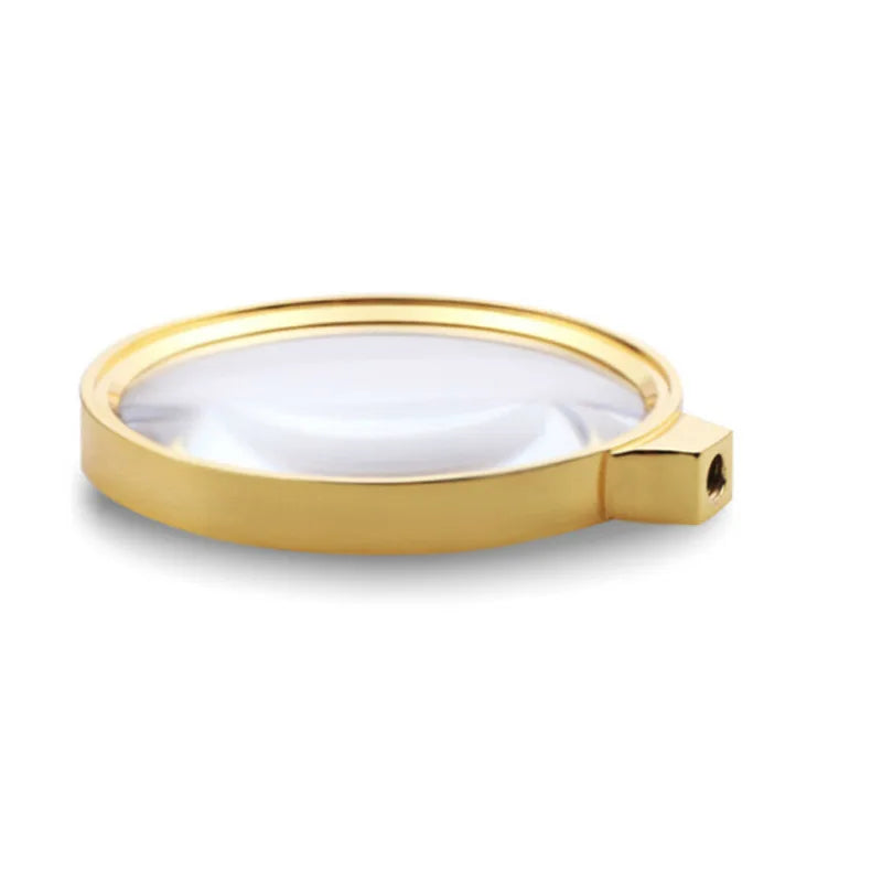 90mm 6X Magnifying Glass with Solid Wood Handle – Handheld