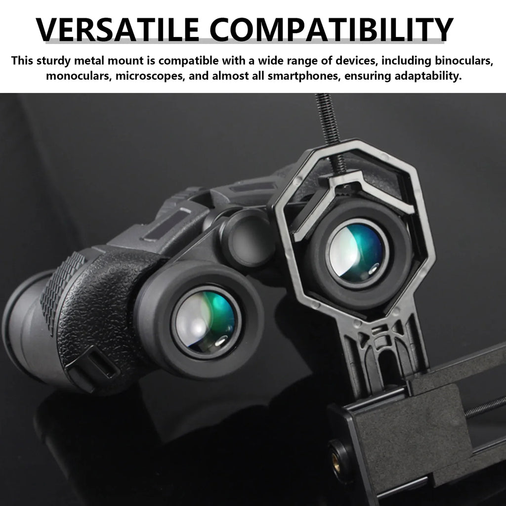 Universal Phone Mount Clamp for Binoculars, Monocular & Scope