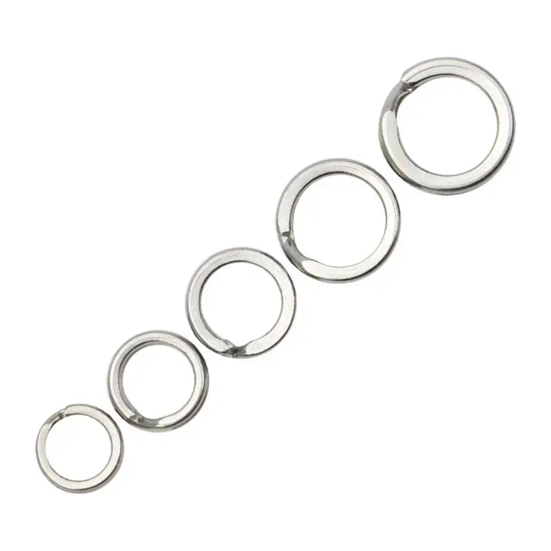 200 Pcs Stainless Steel Fishing Split Rings – Lure Connector Set