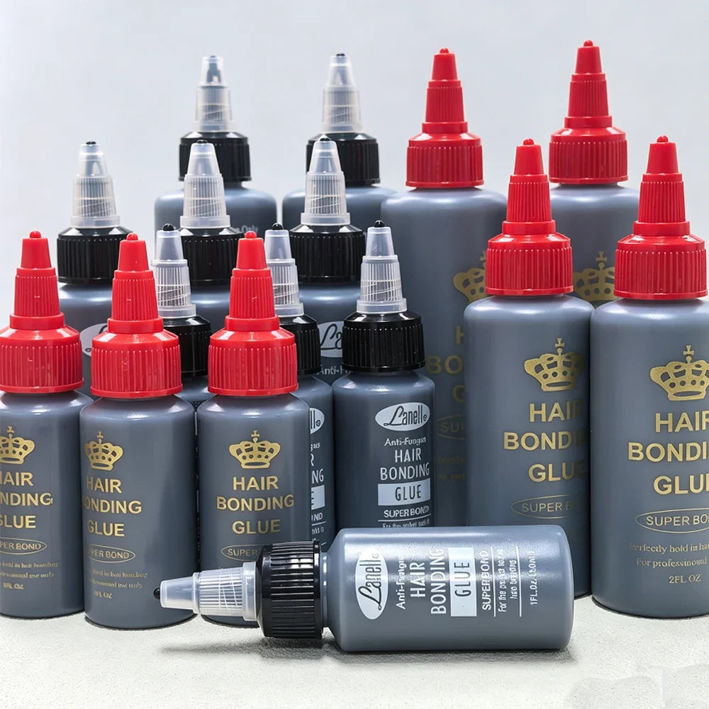 Lanell Black Hair Weaving Bond Glue | Strong Hold 1oz–4oz