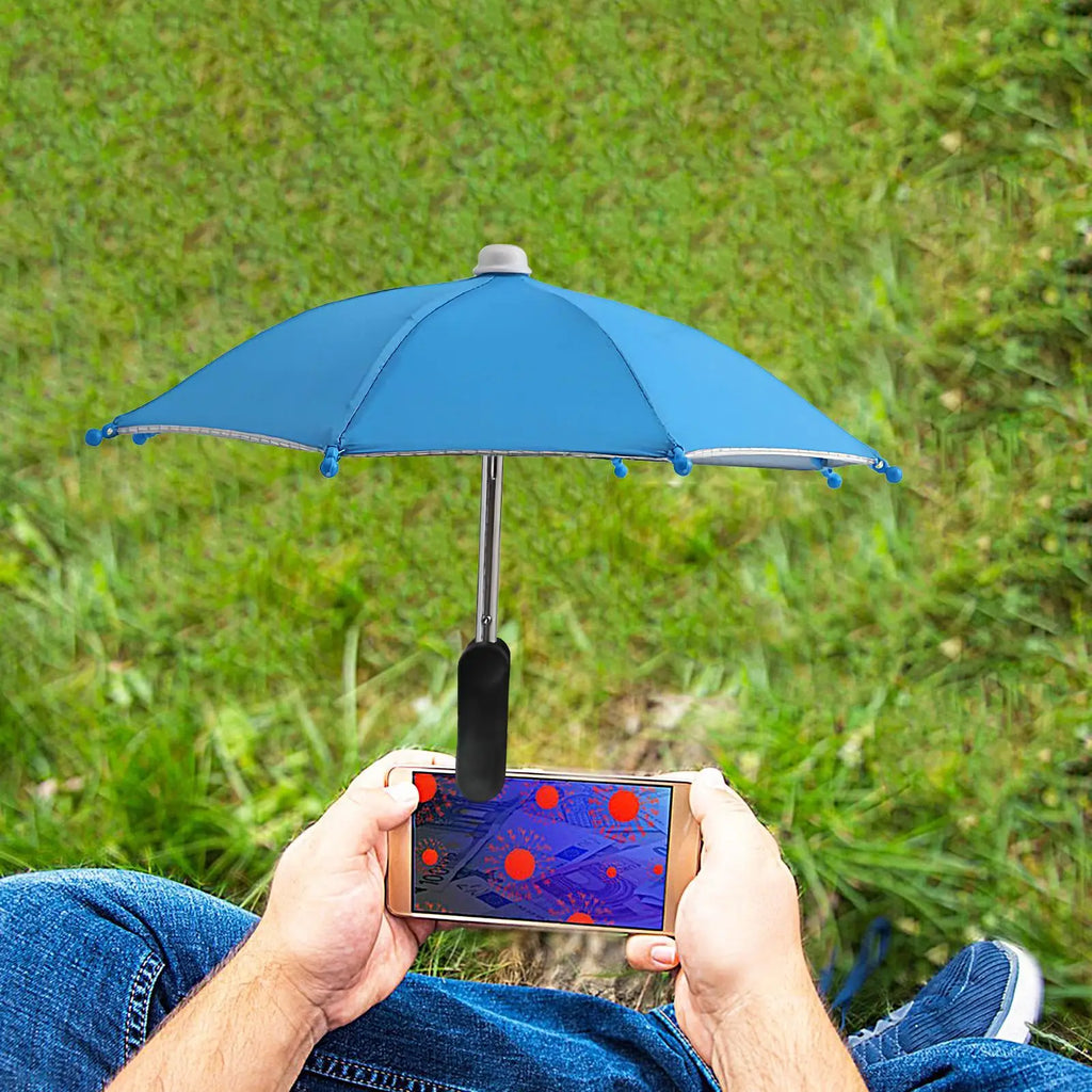 Clip-On Phone Sun Shade – Anti-Glare Outdoor Screen Umbrella