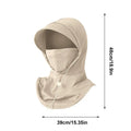 UPF 50+ Ice Silk Sun Hood – UV Face & Neck Cover for Outdoors