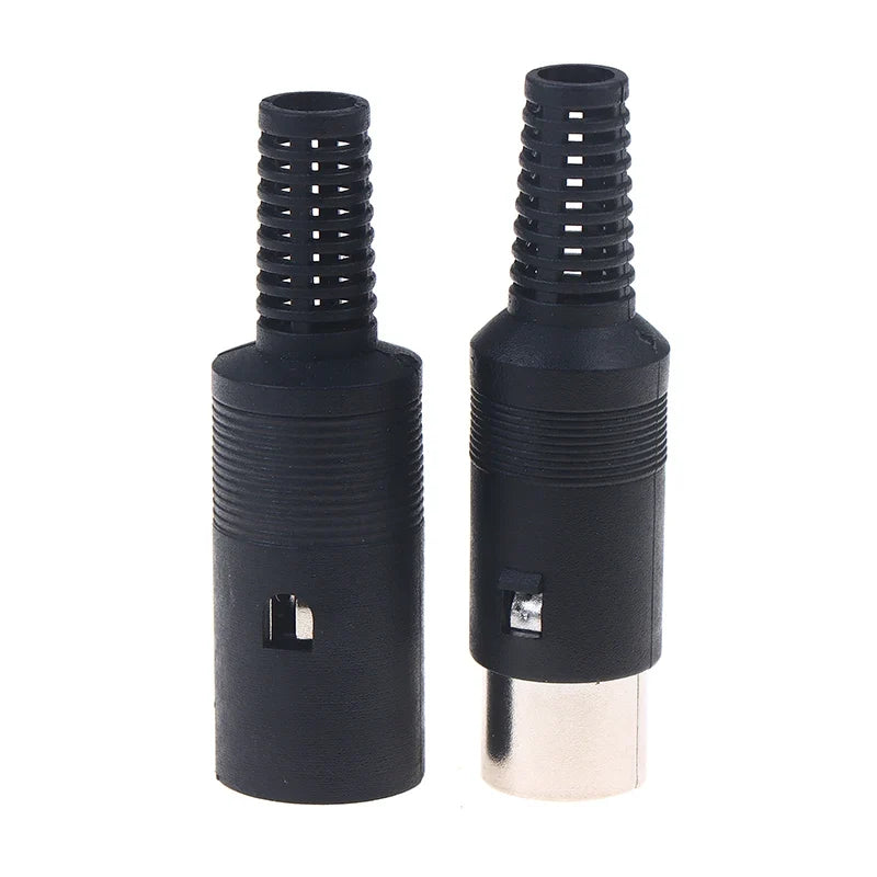 3P 4P 5P 6P 7P 8P DIN Male Female Plug Soecket Jack Plastic Handle