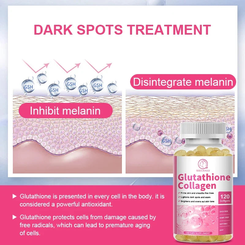 Collagen Glutathione Capsules – Skin Brightening Supplement
