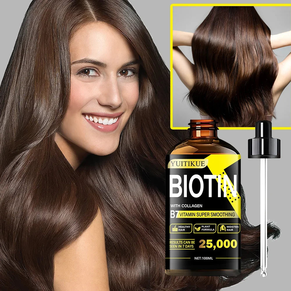 YUITIKUE Biotin Hair Oil – Collagen & Vitamin B7, 100g