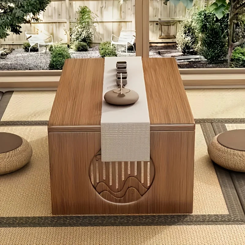 Bamboo Folding Low Table – Japanese Style Bedroom & Study